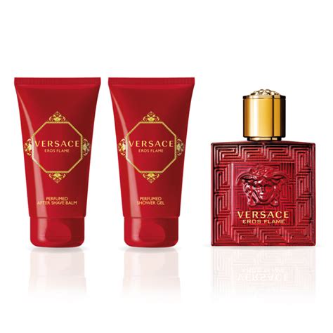 versace eros flame 50ml gift set|Versace Eros aftershave balm.